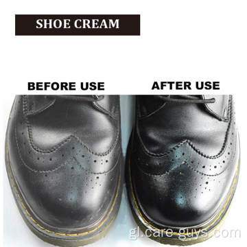 CREMA DE zapatos de crema de zapatos de etiqueta privada en frasco